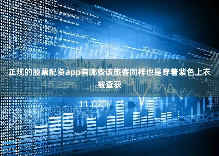 正规的股票配资app有哪些该旅客同样也是穿着紫色上衣被查获
